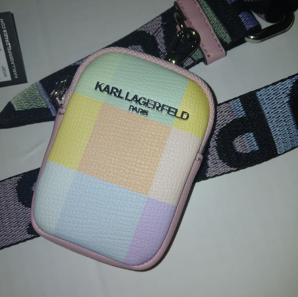 🚨SALE AUG 1-4🚨Karl Lagerfeld Maybelle Camera Bag & Mini Zip Pouch - Picture 11 of 14
